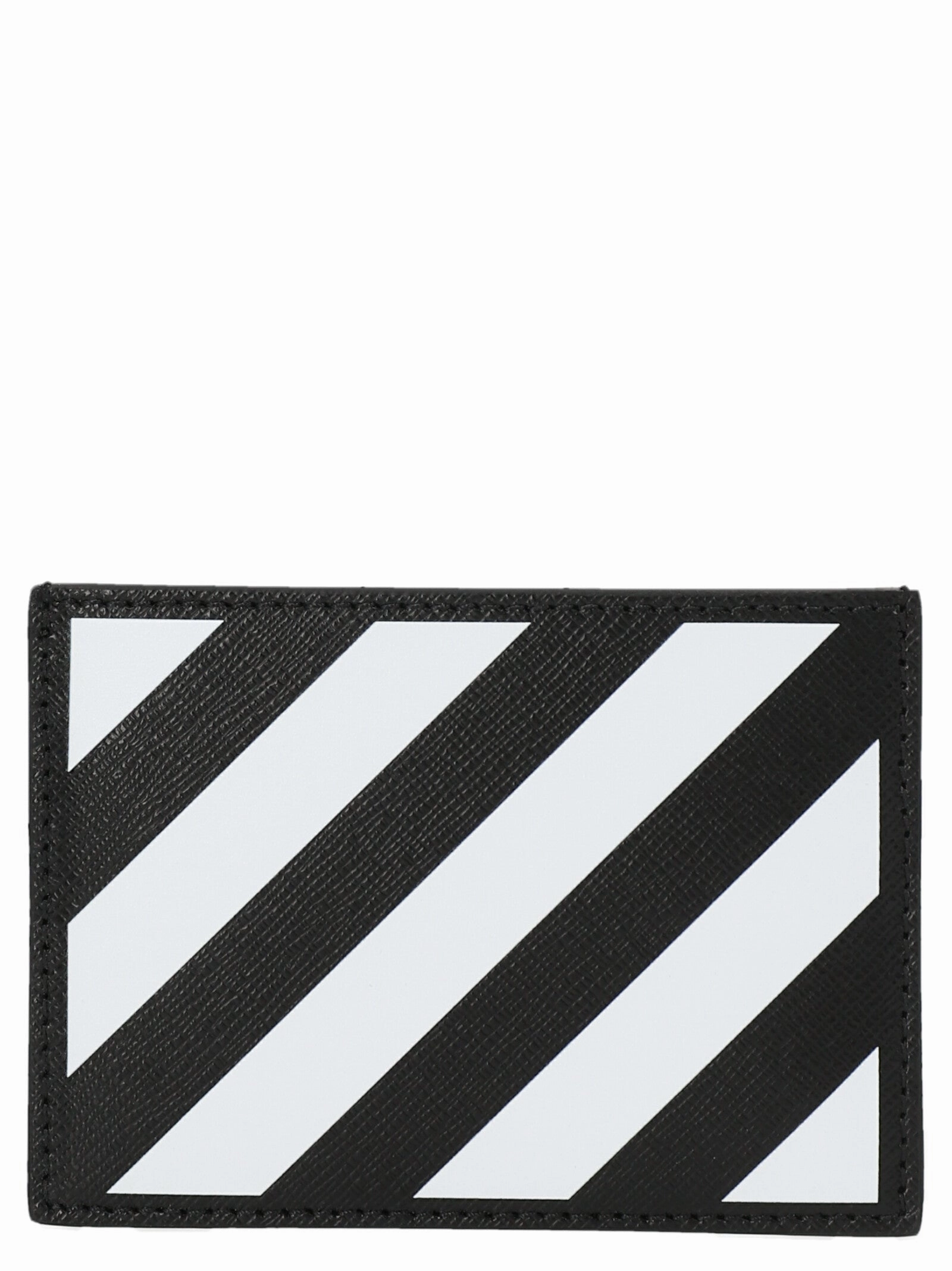 Off-White Signature Diag-Stripe Printed Card Holder