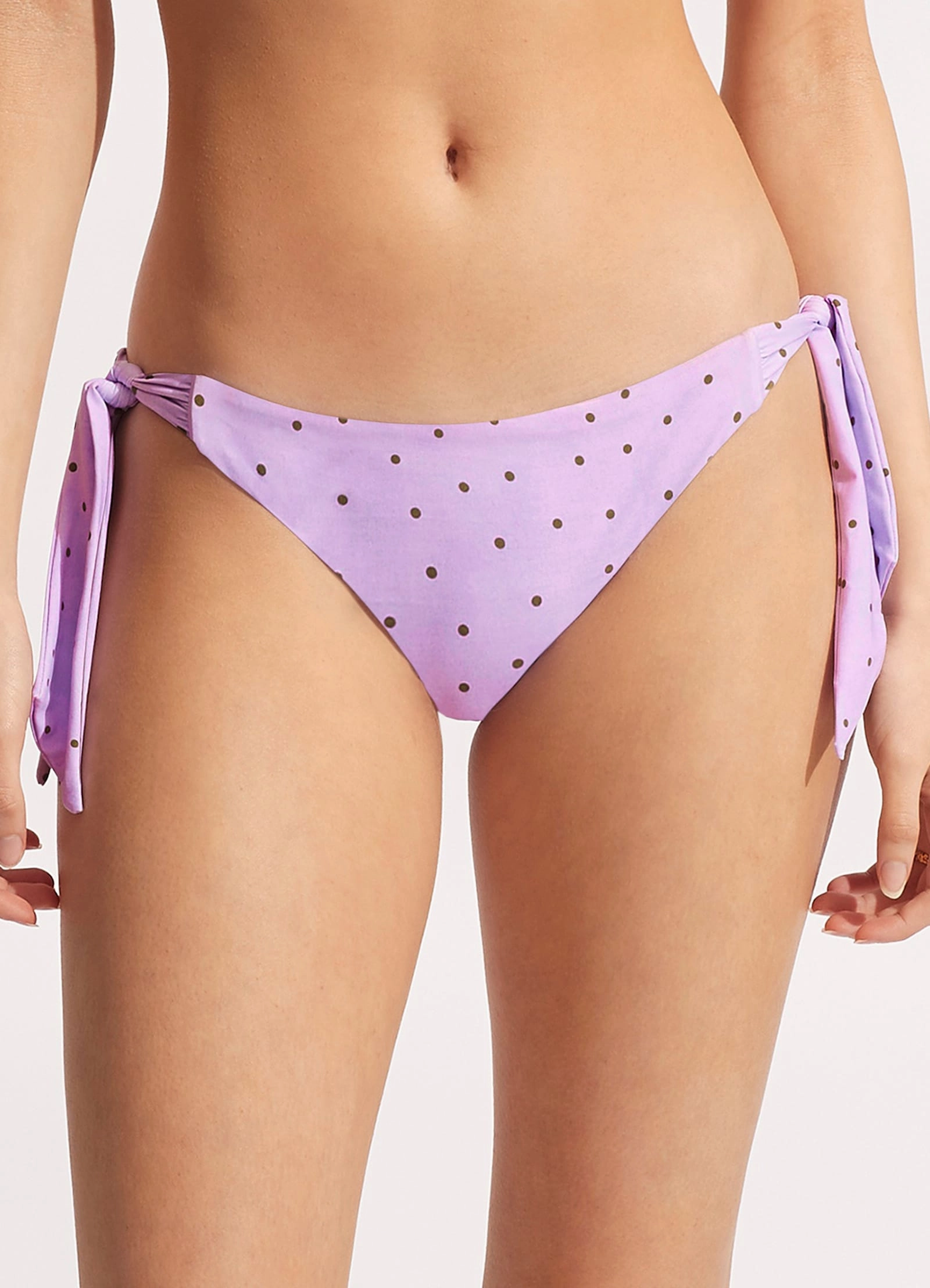 Paradise Garden Hipster Tie Side - Lilac Spot