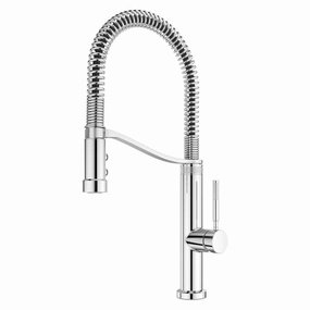 Pfister GT529BRU Bruton 1.8 GPM Single Hole Pre-Rinse Kitchen Faucet - Polished Chrome