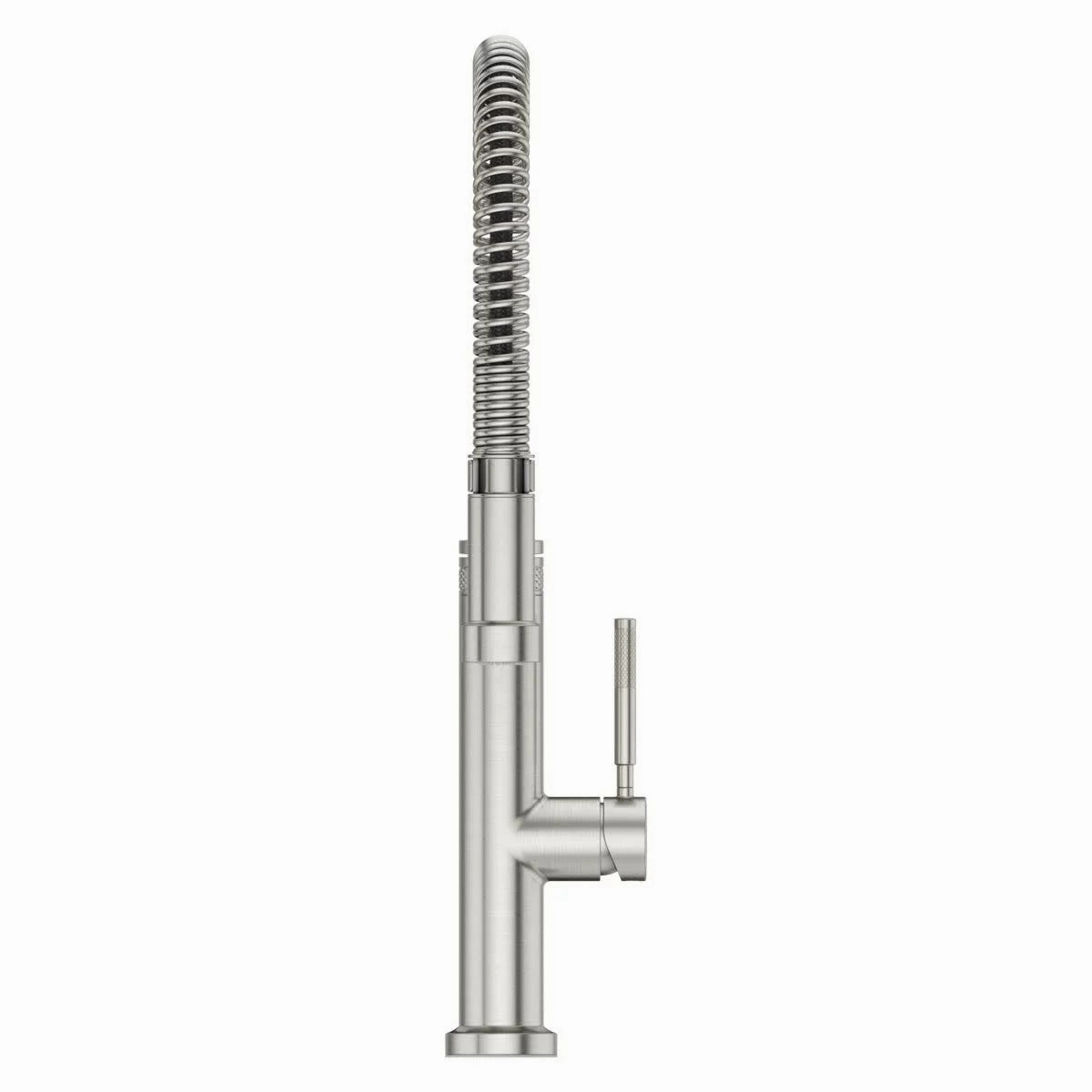 Pfister Gt529bru Bruton 1.8 GPM Single Hole Pre-Rinse Kitchen Faucet, Stainless Steel