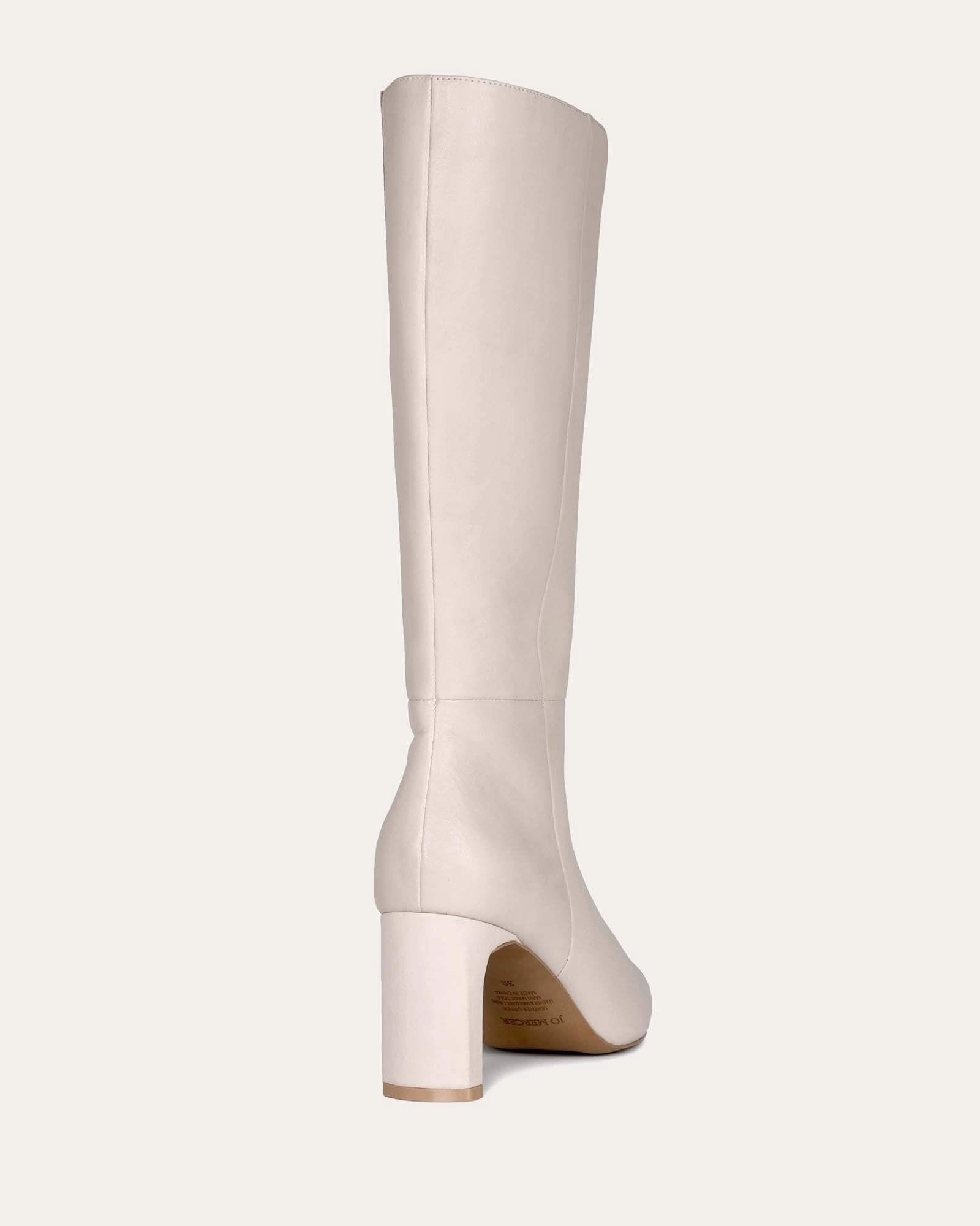 PIXIE CALF BOOTS BONE LEATHER