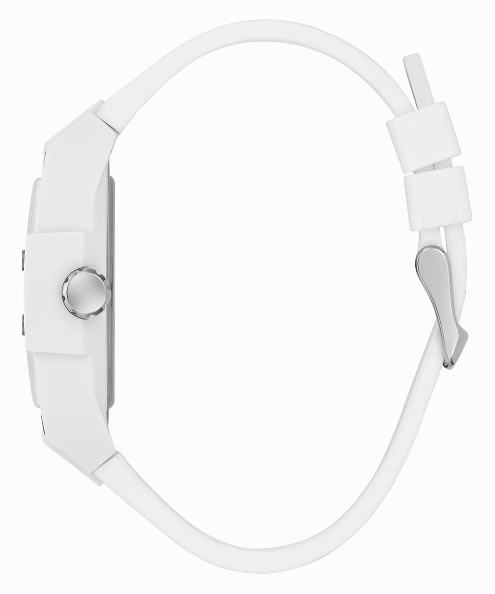 Pride Limited Edition GUESS Mens White Rainbow Analog Watch