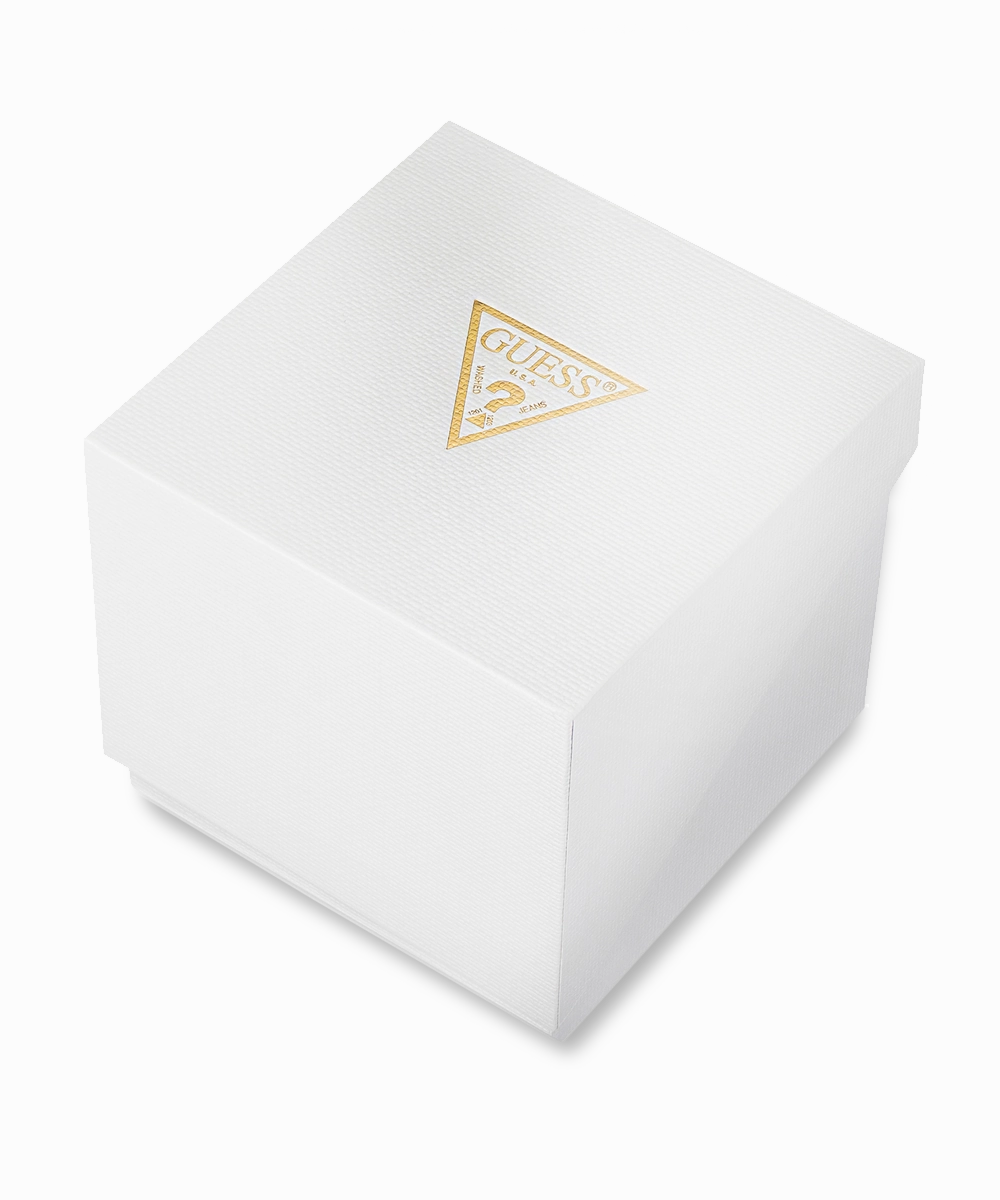 Pride Limited Edition GUESS Mens White Rainbow Analog Watch