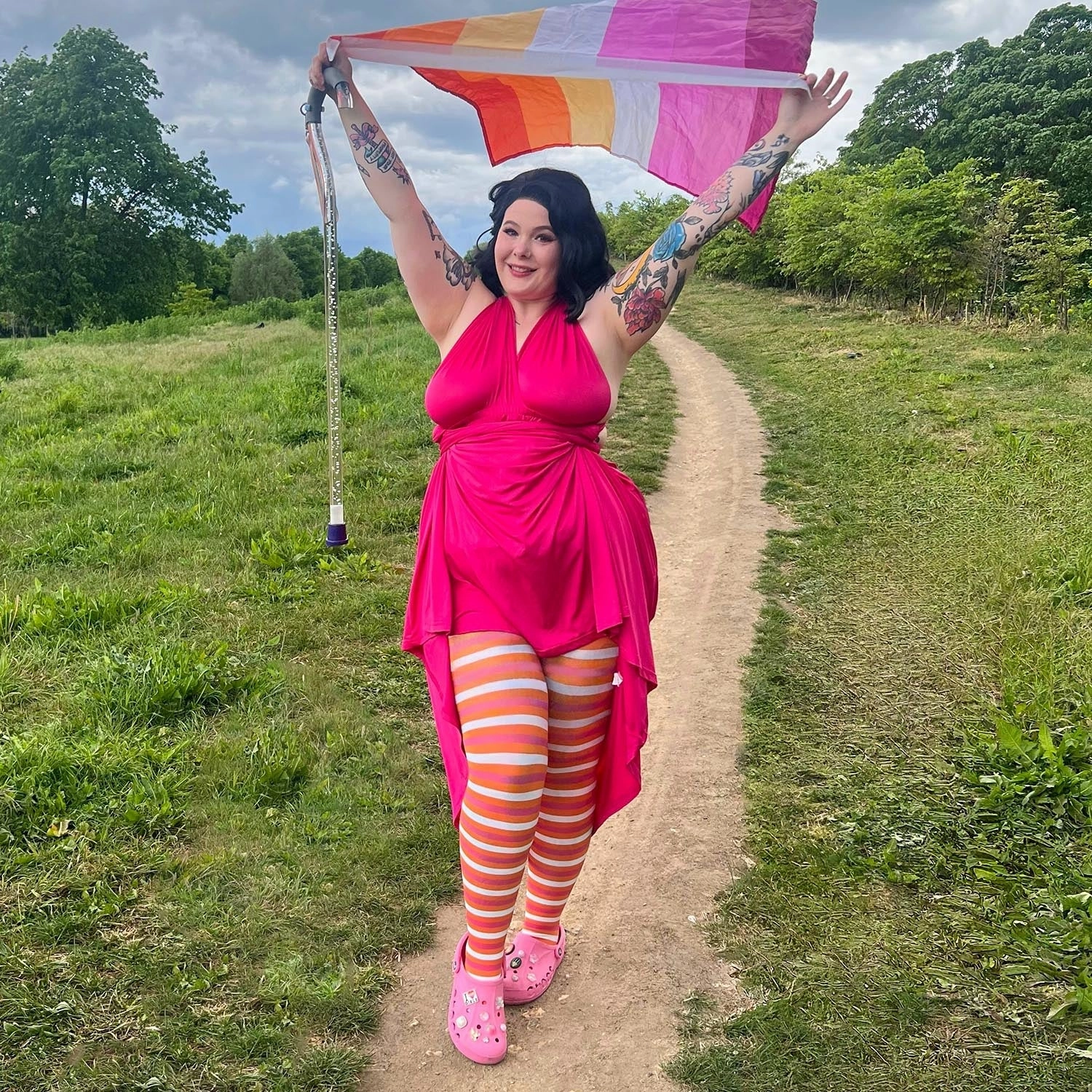 Pride Tights - Ruby