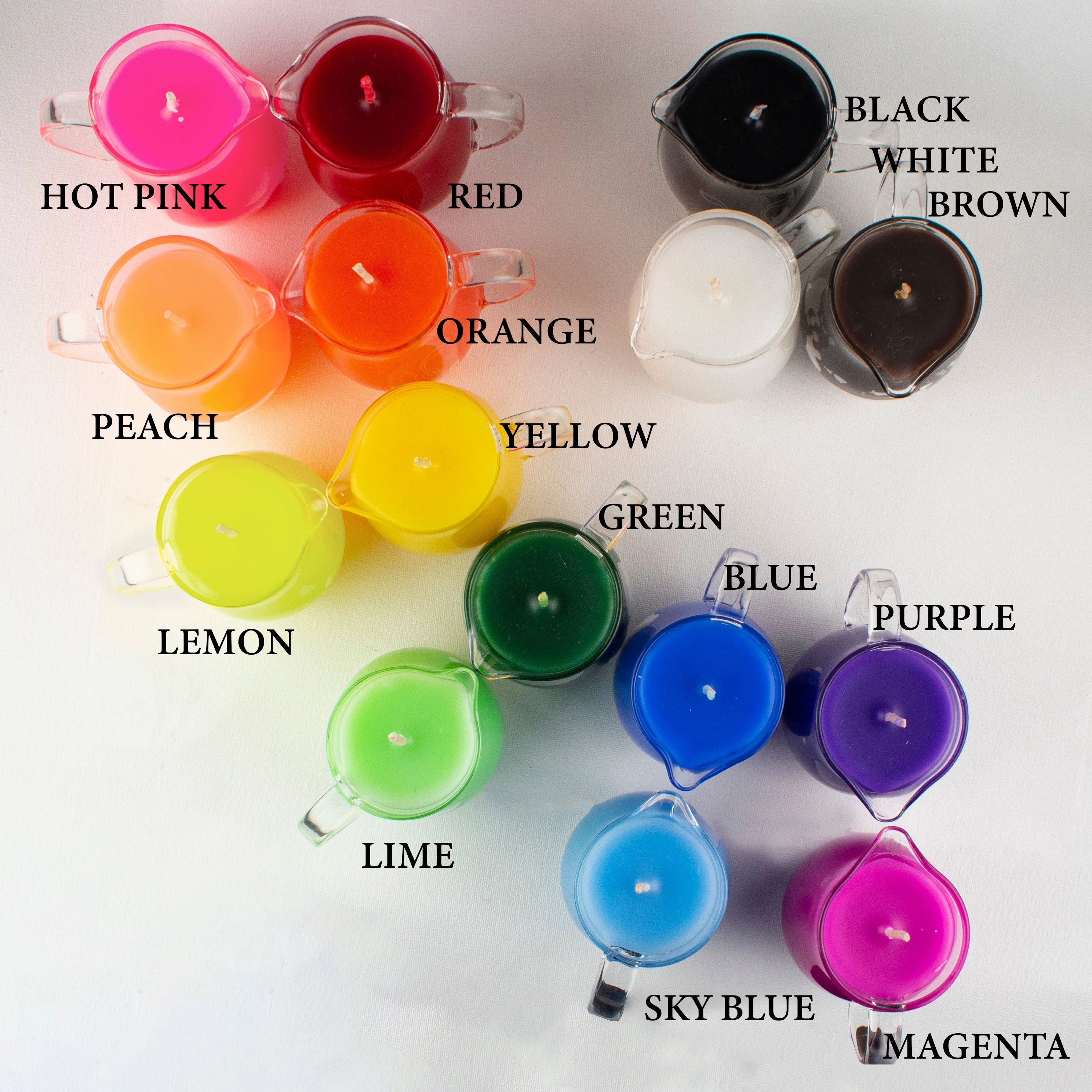 Rainbow & Pride Flag Candle Sets - Wax Play Pitcher Candles - Pride Rainbow