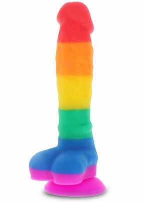 Rainbow Lover Dildo 18 cm