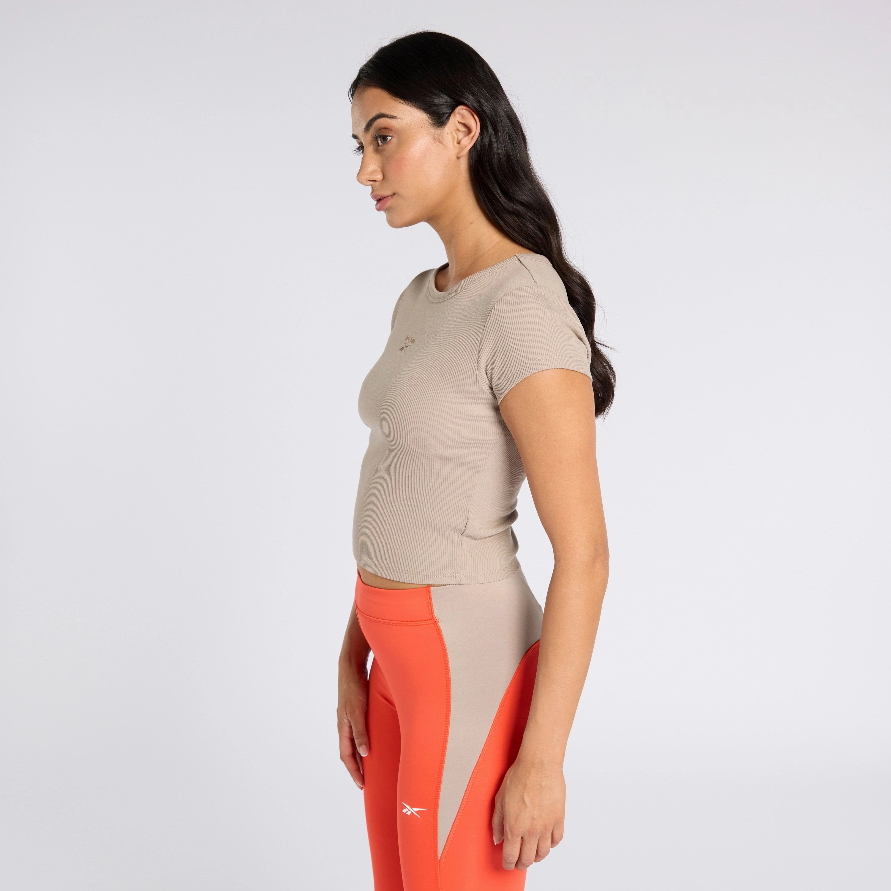 Ribbed Tee Ash