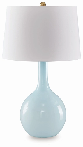 Rylanton Aqua Glass Table Lamp