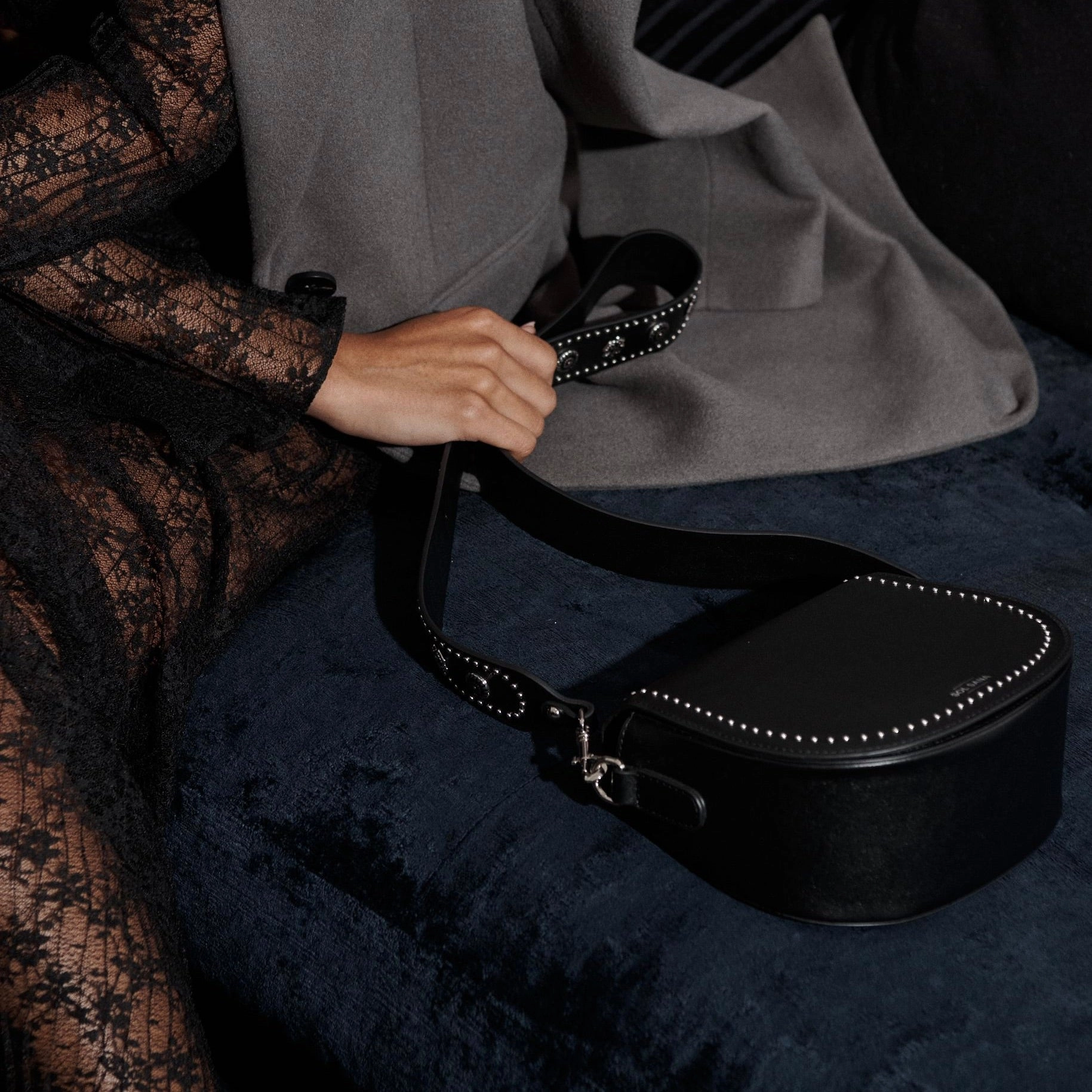 Saddle Bag Black/Silver