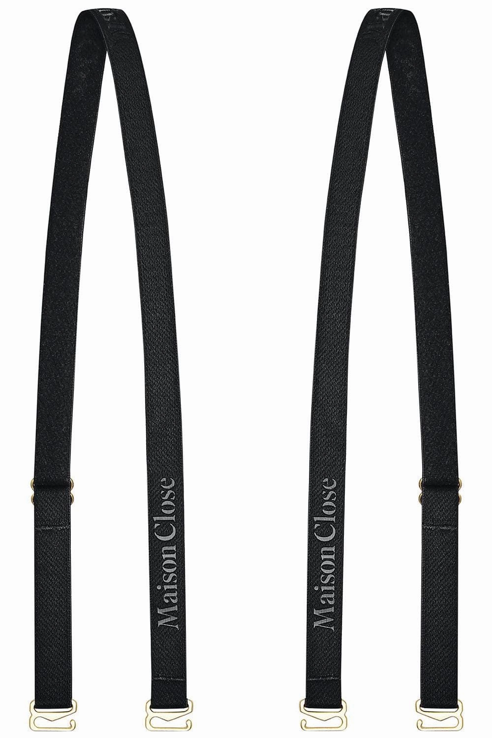 Signature Shoulder Straps Black/Gold