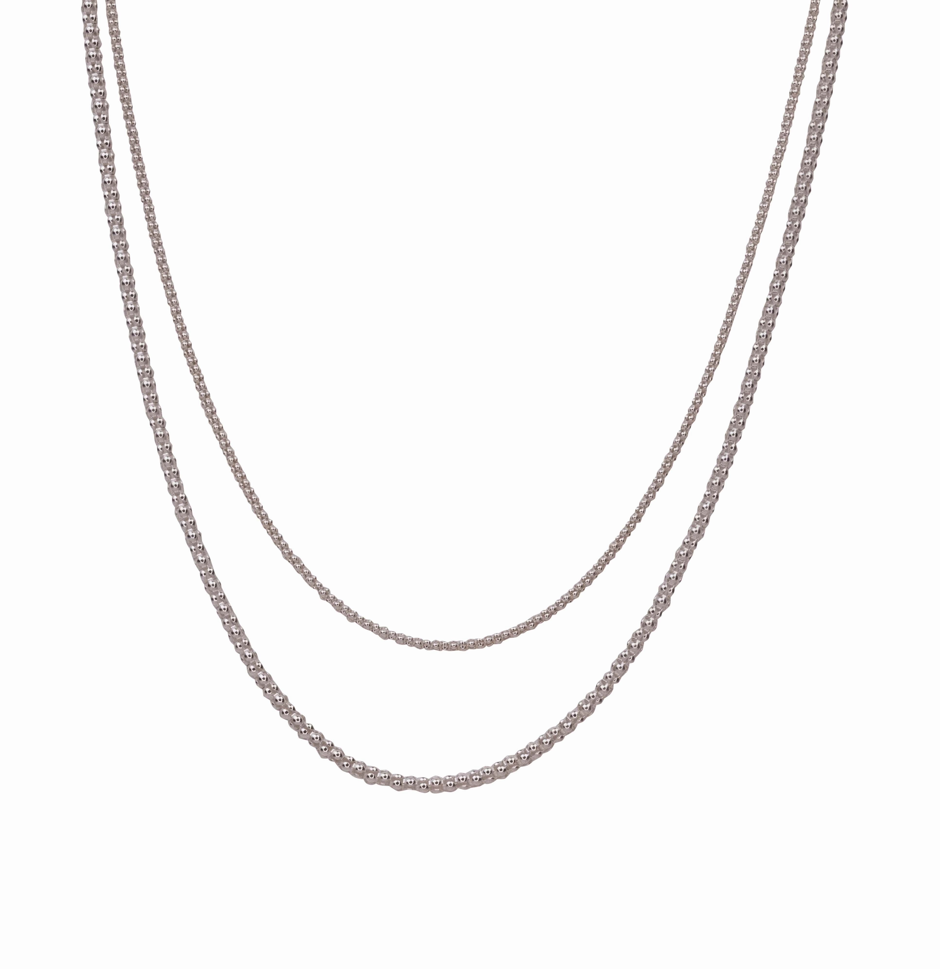 Sterling Silver Popcorn Chain