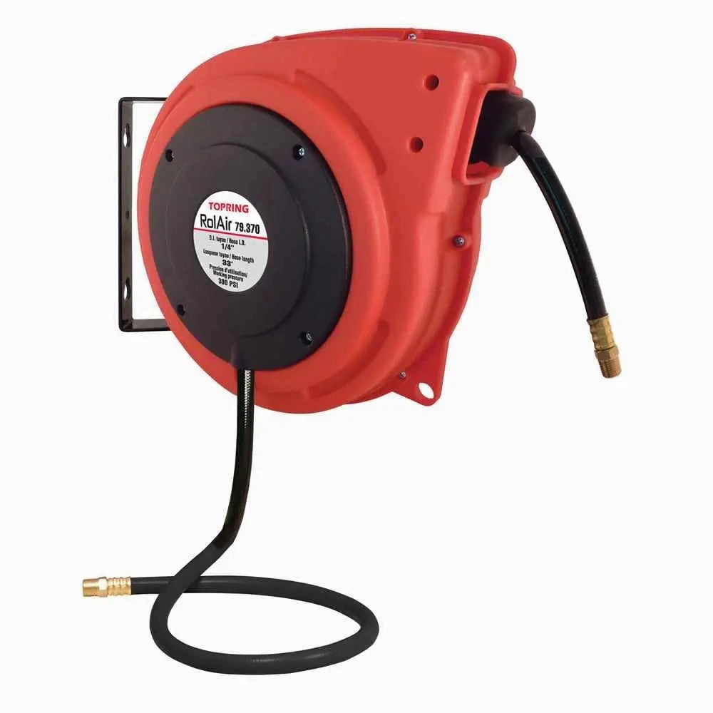 Topring 79.380  -  Hose Reel Rolair/pvc hose 3/8 x 50' x 1/4 (m) npt large