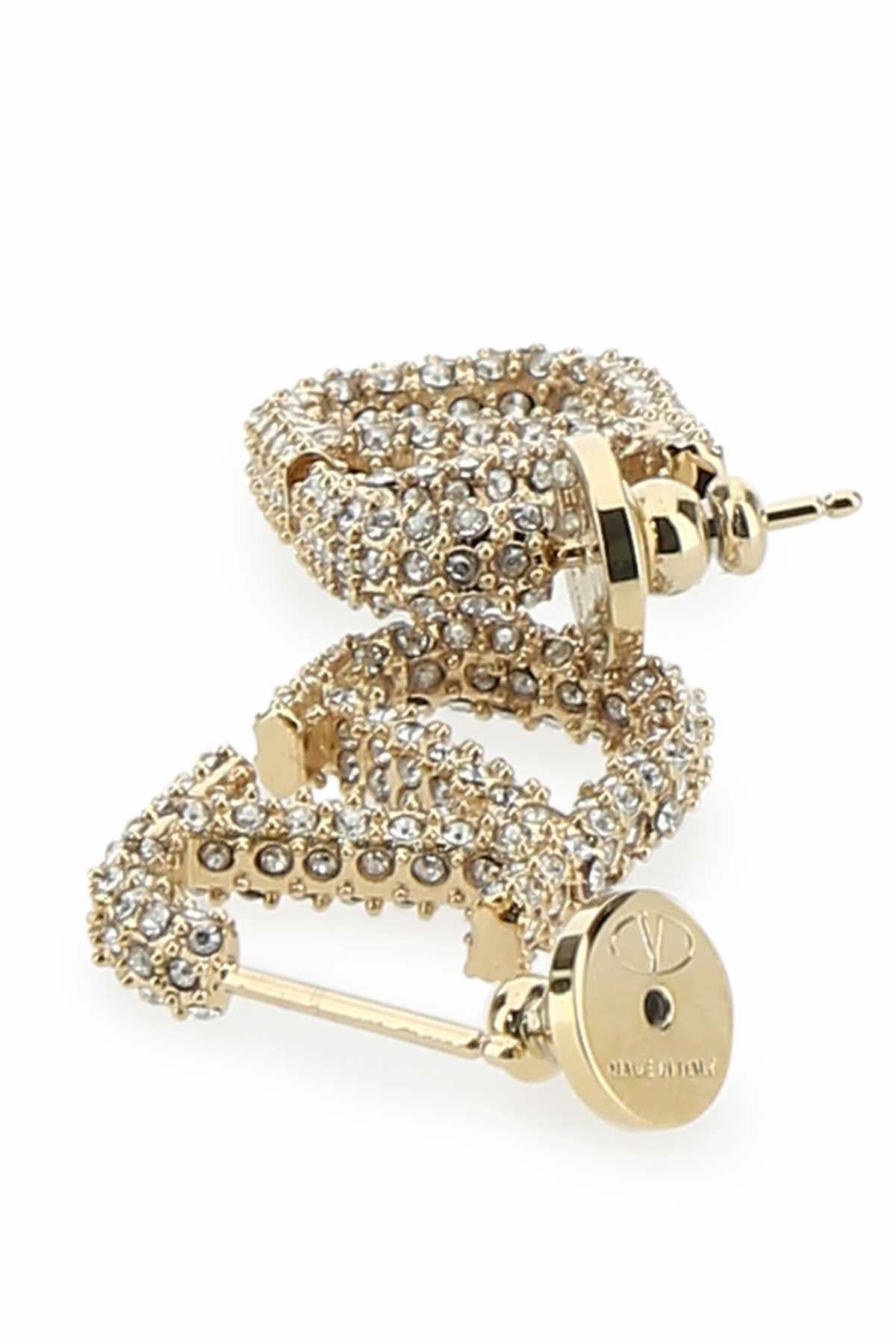 Valentino VLogo Signature Embellished Earrings
