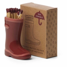 Wellington Boot Matches Holder