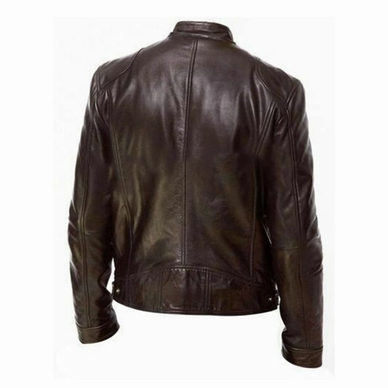West Louis™ 2023 Motorcycle Street Style Leather Jacket