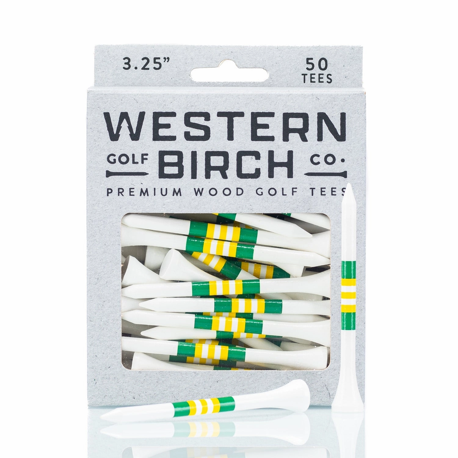 White Sand 3.25 Signature Striped Golf Tee