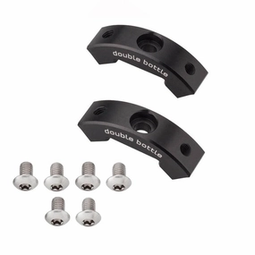 Wolf Tooth Components B-RAD Double Bottle Adapter Black