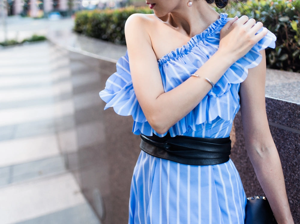 Wrap Leather Belt - Black
