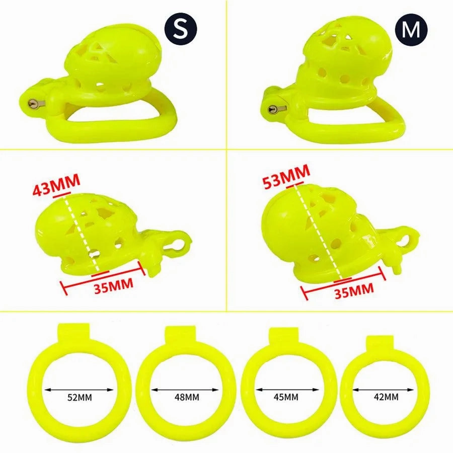 Xinghaoya-10 Resin Chastity Cage